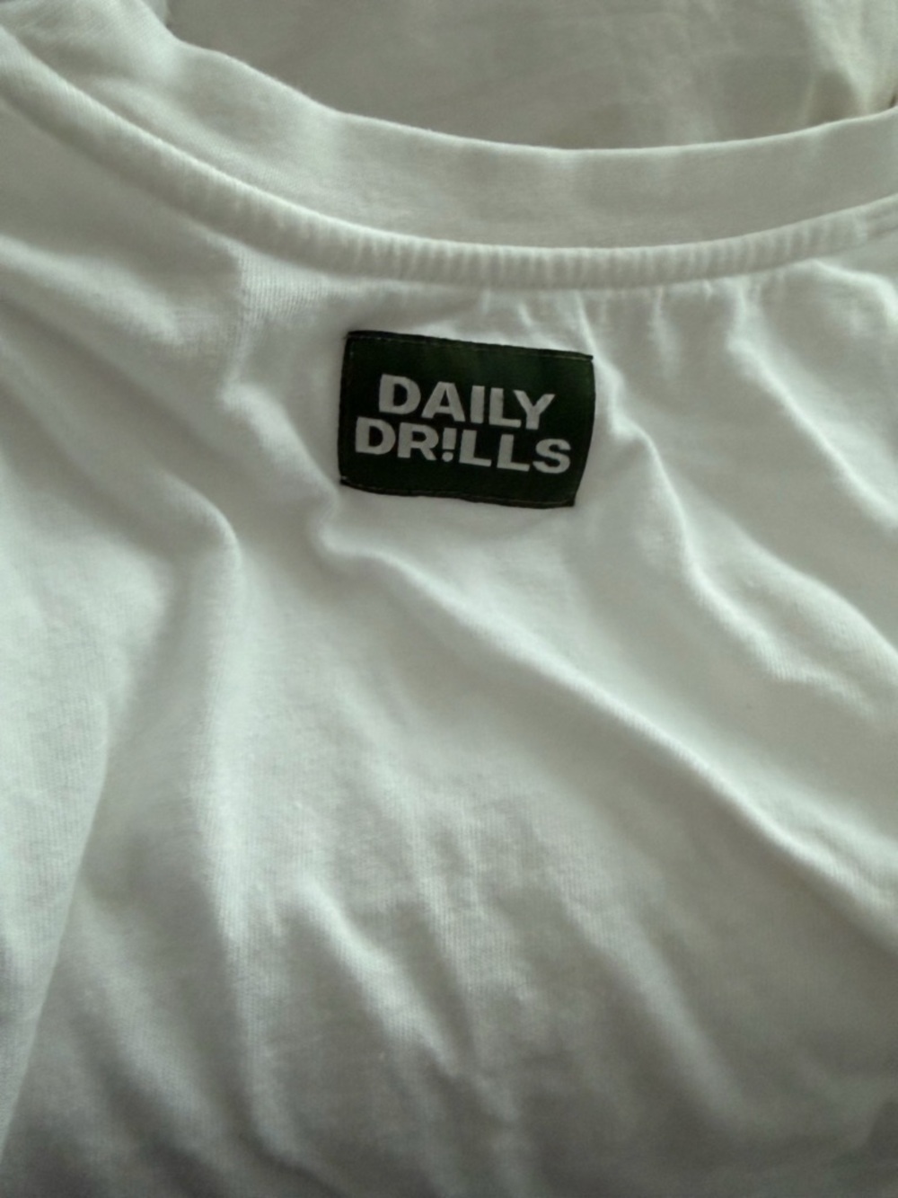Daily Drills White Everyday Tee - Short Sleeve - Picture 4 of 4